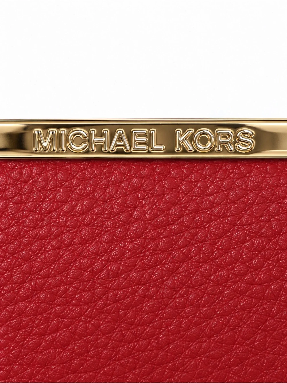 MWT Michael Kors Evelyn Large Raspberry Red Pebbled Tote Zip Top Shoulder Bag